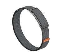 GIOPUEY Bicep Strap Compatible with Google Fitibit Air, ankle/arm band Soft Nylon Adjustable Bicep [Unisex] - Dark Gray