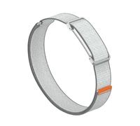 GIOPUEY Bicep Strap Compatible with Google Fitibit Air, ankle/arm band Soft Nylon Adjustable Bicep [Unisex] - Light Gray