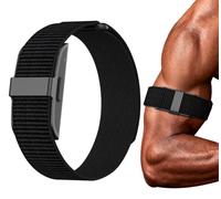 GIOPUEY Bicep Strap Compatible with Hume Band, ankle/arm band Soft Nylon Adjustable Bicep [Unisex] - Black