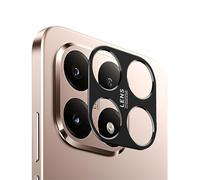 GIOPUEY Camera Lens Protector Compatible with Xiaomi 15T,[2 Pack] Camera Lens Metal Protectors [Does Not Affect Imaging](Black)