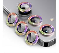 GIOPUEY Camera Protector Compatible with Samsung Galaxy S24 Plus, Samsung Galaxy S24 Plus Camera Lens Protector, Bling Powder Diamond, Shiny, Elegant, Easy to Install - colorful