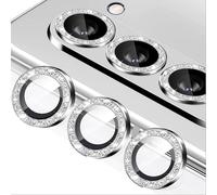 GIOPUEY Camera Protector Compatible with Samsung Galaxy Z Fold 6, Samsung Galaxy Z Fold 6 Camera Lens Protector, Bling Powder Diamond, Shiny, Elegant, Easy to Install - silver