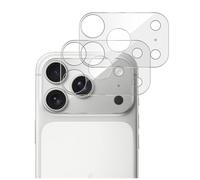 GIOPUEY Camera Protector for iPhone 17 Pro, Tempered Glass Camera Plateau Coverage Protector, Anti-Scratch, Lens Exposure - 2 Pack Clear