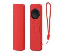 GIOPUEY Case Compatible with Apple TV 4K/HD Siri Remote 2021/2022, Ultra-thin soft Cilicone Cover, Slim-Fit,Anti-Fall,Not Easy to Dirty - Red