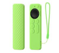 GIOPUEY Case Compatible with Apple TV 4K/HD Siri Remote 2021/2022, Ultra-thin soft Cilicone Cover, Slim-Fit,Anti-Fall,Not Easy to Dirty - Green