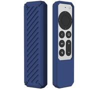 GIOPUEY Case Compatible with Apple TV 4K/HD Siri Remote 2021/2022, Ultra-thin soft Cilicone Cover, Slim-Fit,Anti-Fall,Not Easy to Dirty - Navy blue