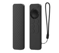 GIOPUEY Case Compatible with Apple TV 4K/HD Siri Remote 2021/2022, Ultra-thin soft Cilicone Cover, Slim-Fit,Anti-Fall,Not Easy to Dirty - Black