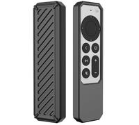 GIOPUEY Case Compatible with Apple TV 4K/HD Siri Remote 2021/2022, Ultra-thin soft Cilicone Cover, Slim-Fit,Anti-Fall,Not Easy to Dirty - Black
