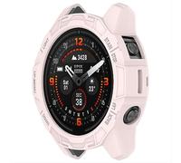 GIOPUEY Case Compatible with fenix7S Pro/Epix Pro 42mm, Premium Soft TPU Silicone Protector Case Cover, Unique Design, Shockproof, anti drop - pink