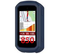GIOPUEY Case Compatible with Garmin Edge 850/Garmin Edge 550, Ultra-thin soft Cilicone Cover, Slim-Fit,Anti-Fall,Not Easy to Dirty - Darkblue