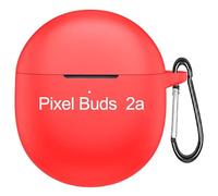 GIOPUEY Case Compatible with Google Pixel buds Pro 2a, Ultra-thin soft Cilicone Cover, Slim-Fit,Anti-Fall,Not Easy to Dirty - Red