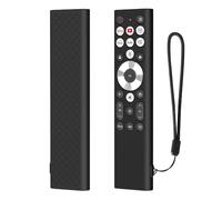 GIOPUEY Case Compatible with Hisense ERF6A/6G/6H80 Remote, Ultra-thin soft Cilicone Cover, Slim-Fit,Anti-Fall,Not Easy to Dirty - Black
