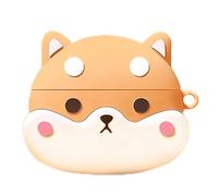 GIOPUEY Case Compatible with HONOR Earbuds X5, Cute funny cartoon Silicone TPU Soft Protective Case Cover with Keyring Included for Boys girls men women - Corgi