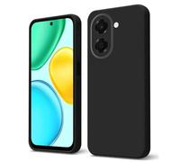 GIOPUEY Case Compatible with HONOR X7e Plus 5G, TPU Flexible Material Ultra-thin Cover, Anti-Fingerprint Slim Fit Phone Case [Wear Resistant] [Slip-Resistant] - Black