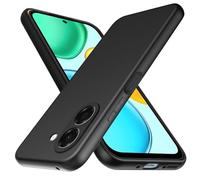 GIOPUEY Case Compatible with Honor X7e, TPU Flexible Material Ultra-thin Cover, Anti-Fingerprint Slim Fit Phone Case [Wear Resistant] [Slip-Resistant] - Black