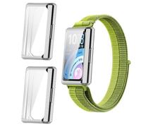 GIOPUEY Case Compatible with Huawei Band 11 Pro, [2 PACK] Soft TPU, Shock Resistant Cover - Silver+Silver