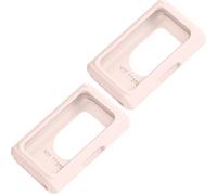 GIOPUEY Case Compatible with Huawei Band 11 Pro, [2 PACK] Soft TPU Silicone Protective Case Cover, Shock Resistant - pink
