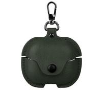 GIOPUEY Case Compatible with HUAWEI FreeBuds SE 4 ANC, PU Leather Soft Protective Case Cover with Keyring Included for Boys girls men women- green