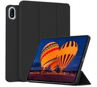 GIOPUEY Case Compatible with Huawei MatePad Air 12 2026, Flip PU Leather Cover [Soft silicone back cover], skin-like texture - Black