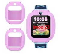 GIOPUEY Case Compatible with imoo Watch Phone Z3, [2 PACK] Soft TPU Silicone Protective Case Cover, Shock Resistant - Purple