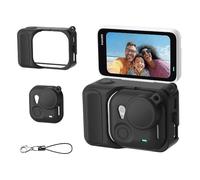 GIOPUEY Case Compatible with Insta360 GO Ultra, Ultra-thin soft Cilicone Cover, Slim-Fit,Anti-Fall,Not Easy to Dirty - Black