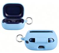 GIOPUEY Case Compatible with JBL Live Flex 4/Flex 4/Buds4, Ultra-thin soft Silicone Cover, Slim-Fit,Anti-Fall,Not Easy to Dirty - Blue
