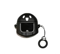 GIOPUEY Case Compatible with JBL Tour Pro 2, Cute funny cartoon Silicone TPU Soft Protective Case Cover with Keyring Included for Boys girls men women - X-black