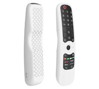GIOPUEY Case Compatible with LG AN-MR21GC MR21N 21GA Remote, Ultra-thin soft Cilicone Cover, Slim-Fit,Anti-Fall,Not Easy to Dirty - White