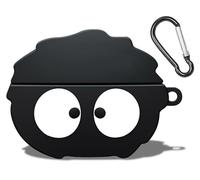 GIOPUEY Case Compatible with OnePlus Nord Buds 4 Pro, Cute funny cartoon Silicone TPU Soft Protective Case Cover with Keyring Included for Boys girls men women - Briquette