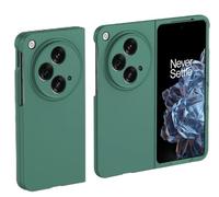 GIOPUEY Case Compatible with OnePlus Open, Hard PC Material Cover, Comfortable and Smooth to the Touch Phone Case, Shockproof, Anti-Fingerprint - dark green