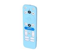 GIOPUEY Case Compatible with Onn 4K Plus Pro Remote, Ultra-thin soft Silicone Cover, Slim-Fit,Anti-Fall,Not Easy to Dirty - Light Blue