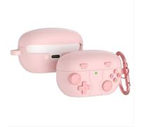 GIOPUEY Case Compatible with Sony WF-1000XM5, Cute funny cartoon Silicone TPU Soft Protective Case Cover with Keyring Included for Boys girls men women - Pink
