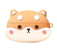 GIOPUEY Case Compatible with Sony WF-1000XM5, Cute funny cartoon Silicone TPU Soft Protective Case Cover with Keyring Included for Boys girls men women - Corgi