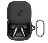 GIOPUEY Case Compatible with soundcore Liberty Buds by Anker, Ultra-thin soft Cilicone Cover, Slim-Fit,Anti-Fall,Not Easy to Dirty - Black