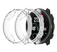 GIOPUEY Case Compatible with SUUNTO Nautic S, [2 PACK] Soft TPU, Shock Resistant Cover - Transparent+Transparent
