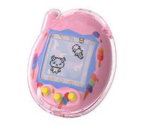 GIOPUEY Case Compatible with Tamagotchi Connection, Highly Transparent Cover, Hard PC Material Case, No Yellowing, No Fading - transparent pink