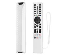 GIOPUEY Case Compatible with TCL RC833A Remote, Ultra-thin soft Cilicone Cover, Slim-Fit,Anti-Fall,Not Easy to Dirty - White