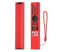 GIOPUEY Case Compatible with TCL RC833A Remote, Ultra-thin soft Cilicone Cover, Slim-Fit,Anti-Fall,Not Easy to Dirty - Red