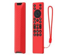 GIOPUEY Case Compatible with TCL RC923A/RC813A Remote, Ultra-thin soft Cilicone Cover, Slim-Fit,Anti-Fall,Not Easy to Dirty - Red