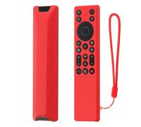 GIOPUEY Case Compatible with TCL RC933A Remote, Ultra-thin soft Silicone Cover, Slim-Fit,Anti-Fall,Not Easy to Dirty - Red