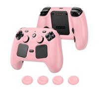 GIOPUEY Case Compatible with Valve Steam Controller 2026, Ultra-thin soft Silicone Cover, Slim-Fit,Anti-Fall,Not Easy to Dirty - Pink