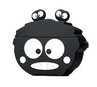 GIOPUEY Case Compatible with Xiaomi Redmi Buds 8 Pro, Cute funny cartoon Silicone TPU Soft Protective Case Cover with Keyring Included for Boys girls men women - Corgi