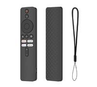 GIOPUEY Case Compatible with Xiaomi TV Box S (2nd Gen) Remote, Ultra-thin soft Cilicone Cover, Slim-Fit,Anti-Fall,Not Easy to Dirty - Black