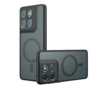 GIOPUEY Case for Lenovo Thinkphone 25, Matte PC Back + TPU Bumper Shockproof Phone Cover - Black
