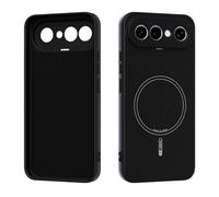 GIOPUEY Case for Vivo V80 Lite 5G, Silicone Flexible Material Ultra-thin Cover, Anti-Fingerprint Slim Fit Phone Case [Slip-Resistant] -black
