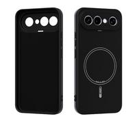 GIOPUEY Case for VIVO X300 FE, Silicone Flexible Material Ultra-thin Cover, Anti-Fingerprint Slim Fit Phone Case [Slip-Resistant] -black