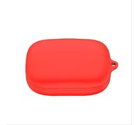 GIOPUEY Cilicone Case Compatible with 1MORE Fit S50, Ultra-thin soft Cover, Slim-Fit,Anti-Fall,Not Easy to Dirty - Red