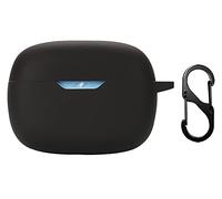 GIOPUEY Cilicone Case Compatible with JBL Wave Beam/Beam 2, Ultra-thin soft Cover, Slim-Fit,Anti-Fall,Not Easy to Dirty - Black