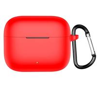 GIOPUEY Cilicone Case Compatible with OPPO Enco Buds3 Pro, Ultra-thin soft Cover, Slim-Fit,Anti-Fall,Not Easy to Dirty - Red