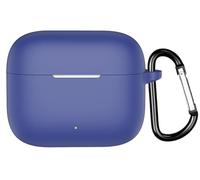 GIOPUEY Cilicone Case Compatible with OPPO Enco Buds3 Pro, Ultra-thin soft Cover, Slim-Fit,Anti-Fall,Not Easy to Dirty - Navy blue